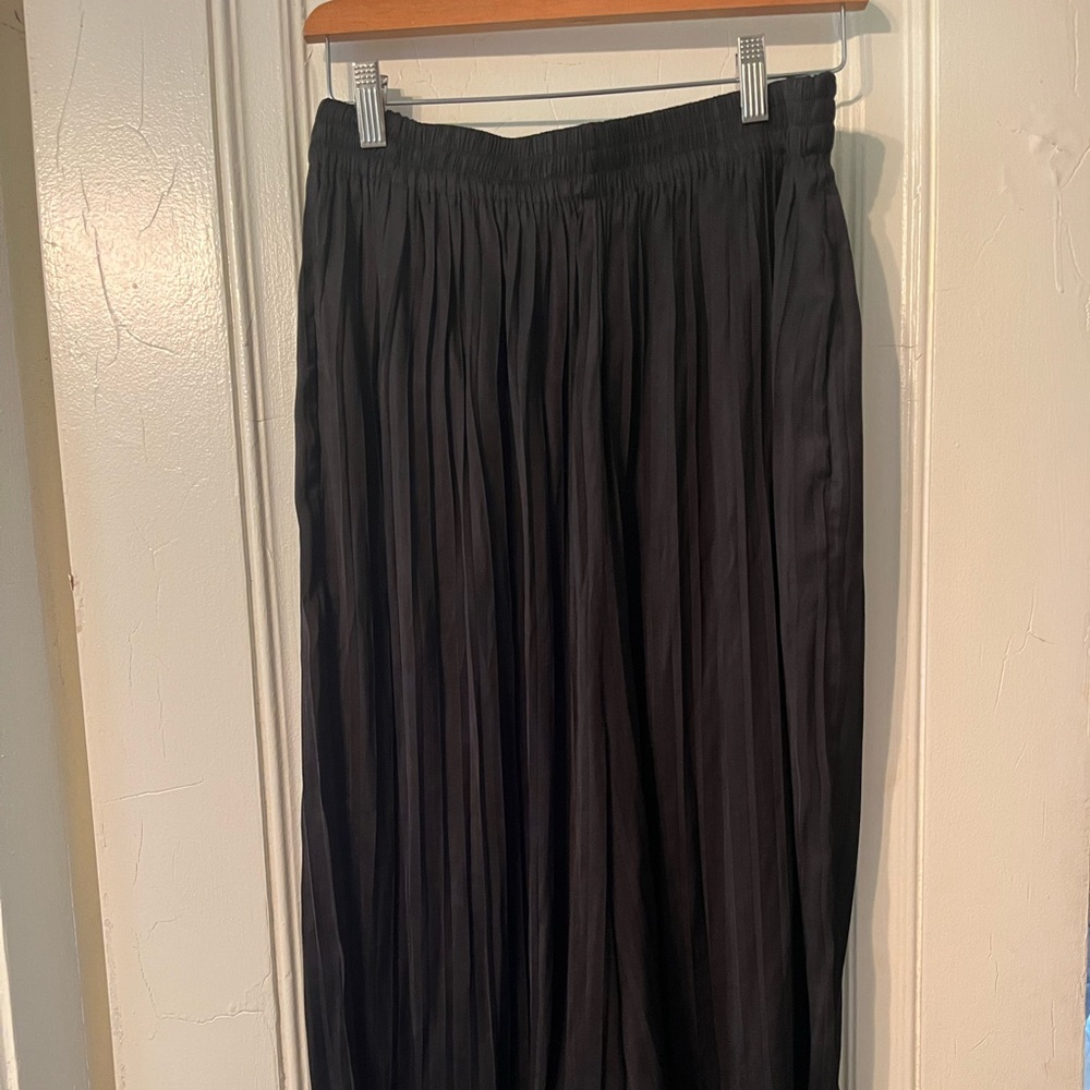 Zara flowy satin wide leg pants